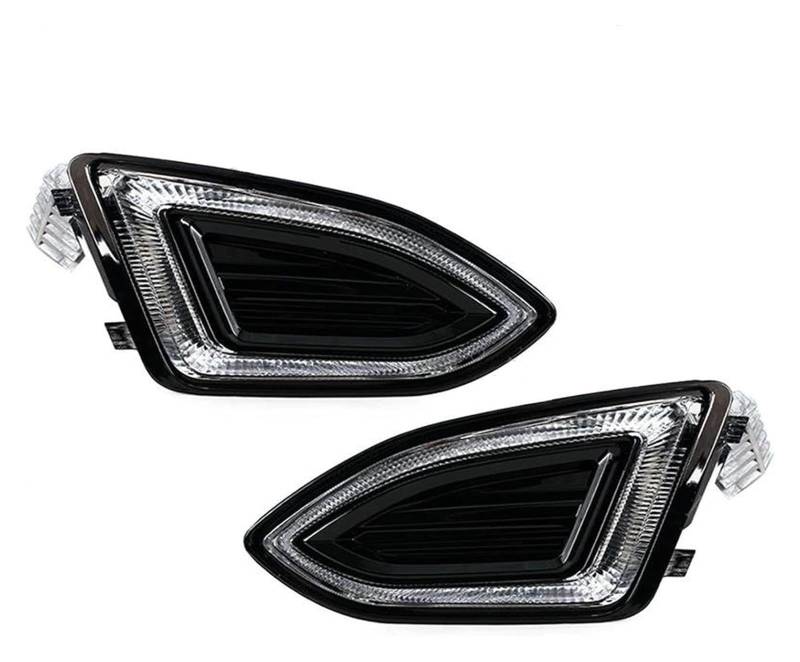 Front Nieren Kühlergrill Für Edge 2015–2018 LED-Auto-Frontgrill Stoßstangengrill Unterer Kühlergrill Nebelscheinwerfer Kühlergrill-Abdeckungsrahmen Vorderer Nierengrill(One Pair) von WEINUANXIN