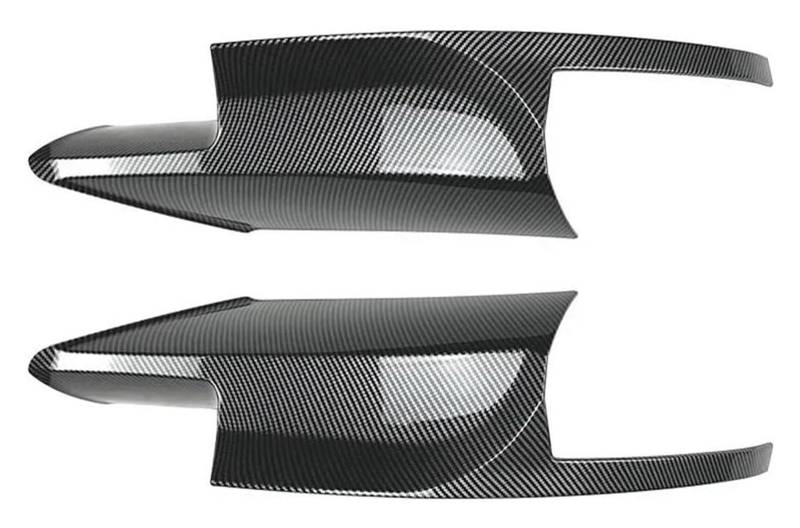 Front Nieren Kühlergrill Für F10 F11 Für M5 2011-2017 Lip Splitter Spoiler Frontschürze Lip Nebel Lampe Kühlergrill Kinn Außen Diffusor Splitter(Carbon Look A) von WEINUANXIN