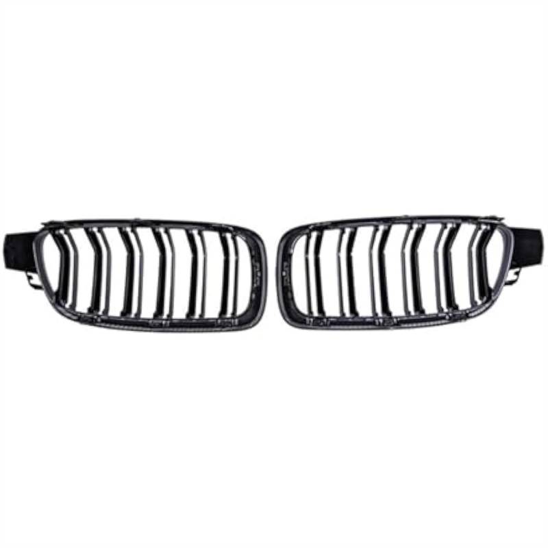 Front Nieren Kühlergrill Für F30 F31 F35 3 Serie 2013-2019 Auto Vorderen Stoßfänger Grill Racing Grill Carbon Faser Dual-lamellen Front Niere Grille von WEINUANXIN