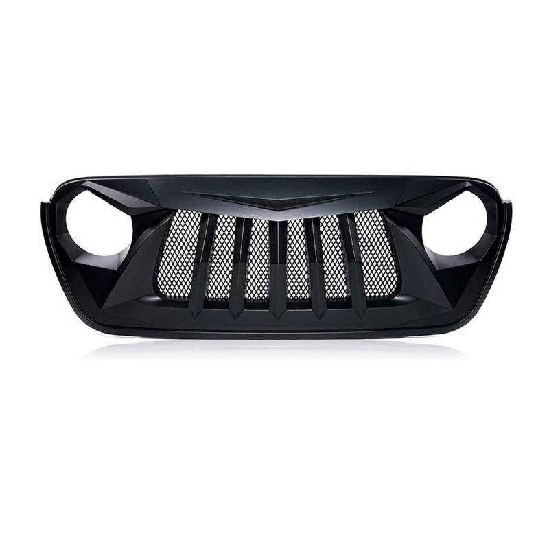 Front Nieren Kühlergrill Für J&eep Für Wrangler Für JL Für Gladiator Für JT 2018-2021 Front-Racing-Grills Front-Grill Mesh-Stoßfänger-Grills Cover Car Grills von WEINUANXIN