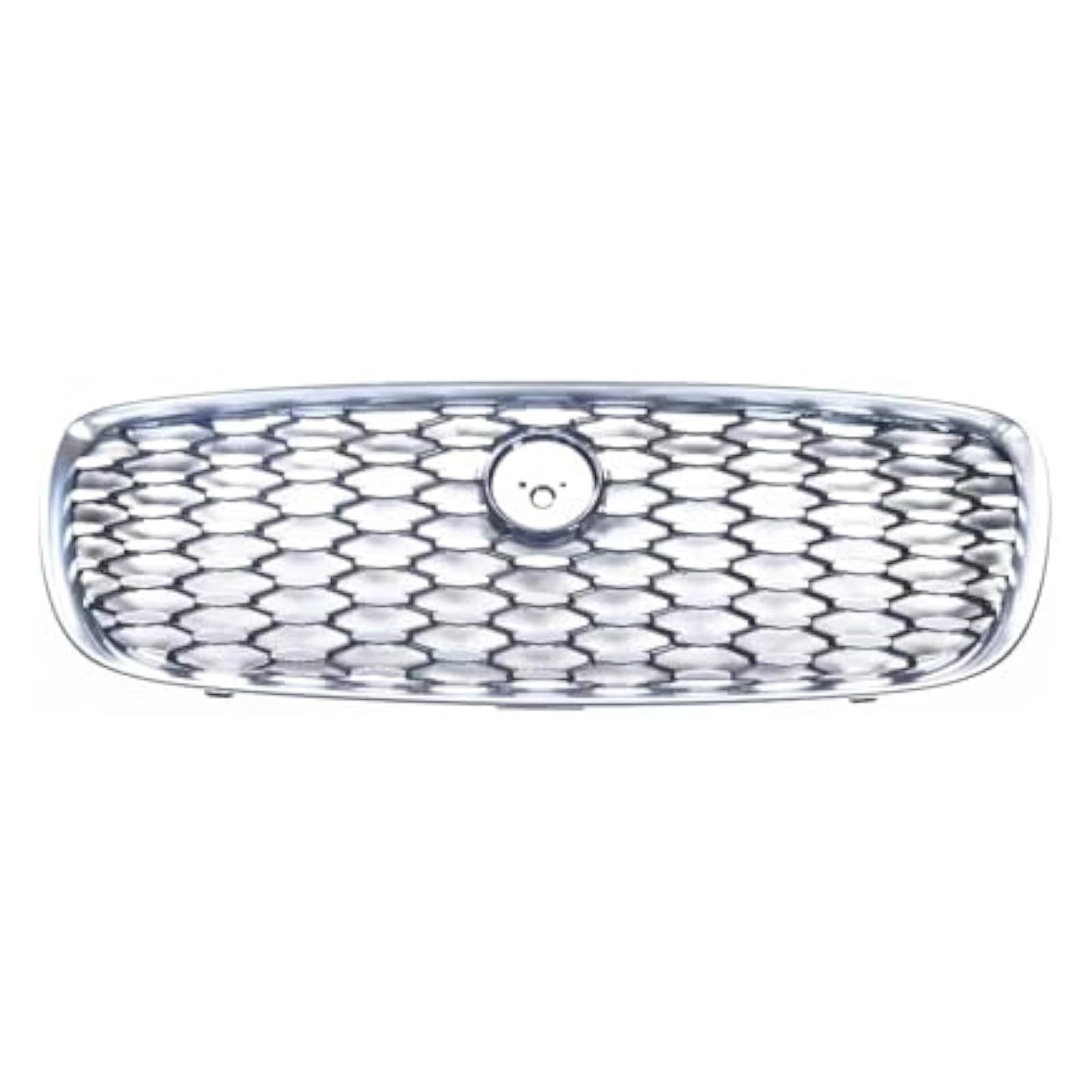 Front Nieren Kühlergrill Für Jaguar XF XFL 06.2016 2017 2018 2019 2020 Frontgrill Silberner Auto-Oberstoßstangengrill Kühlergrill Haube Netzgitter Vorderer Nierengrill von WEINUANXIN