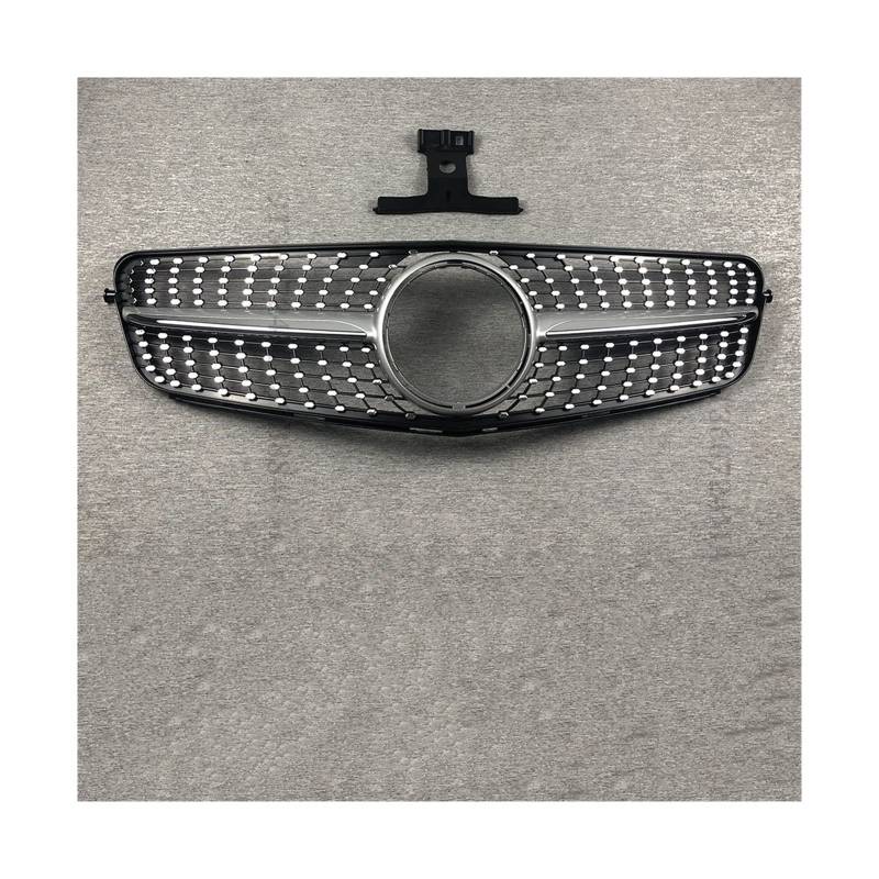 Front Nieren Kühlergrill Für M&ercedes W204 C204 B&enz C 2007-2014 C43 AMG GT Diamant-Tuning-Zubehör Fronteinlassgitter GTR-Stoßstangengrillgitter(7) von WEINUANXIN