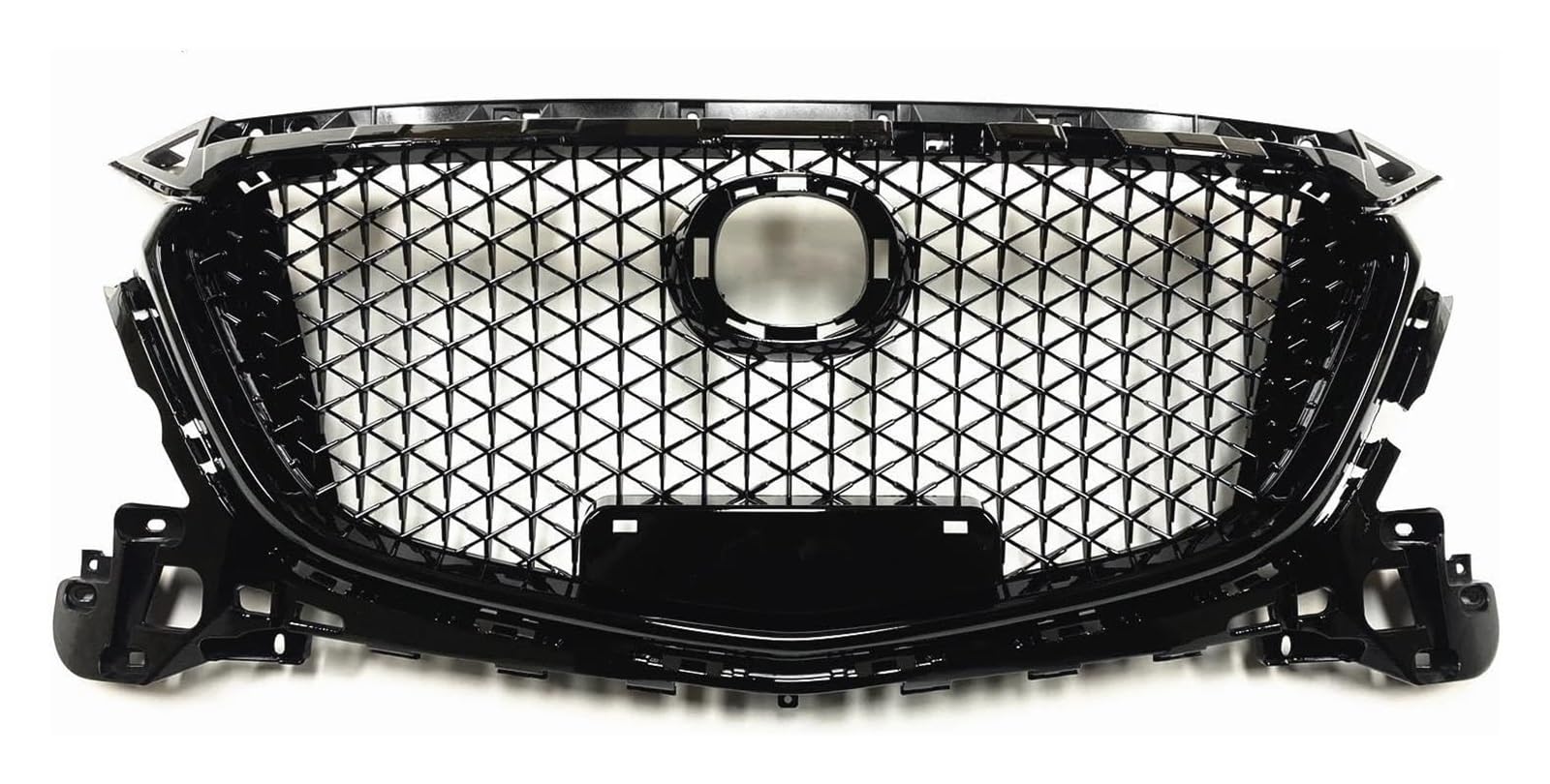 Front Nieren Kühlergrill Für Mazda 3 Für Axela 2017 2018 Racing Grill Auto Oberen Stoßfänger Intake Mesh Waben Stil Gitter Vorne Niere Grille von WEINUANXIN