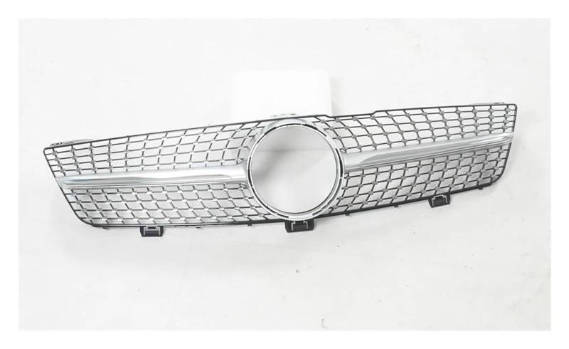 Front Nieren Kühlergrill Für Mercedes Für B&enz CLS-Klasse W219 CLS350 CLS500 CLS600 2005-2008 Facelift Auto Oberer Stoßfänger Mesh Front Nierengitter(Silber) von WEINUANXIN