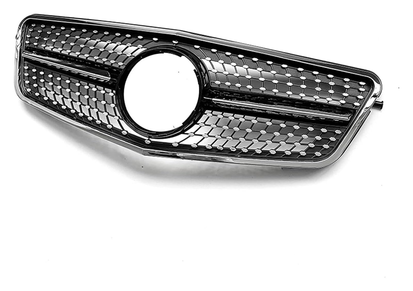 Front Nieren Kühlergrill Für Mercedes Für B&enz E Klasse W212 2010-2013 Auto Front Racing Grill Oberen Stoßfänger Haube Mesh Körper Kit Front Niere Grille(Schwarz) von WEINUANXIN