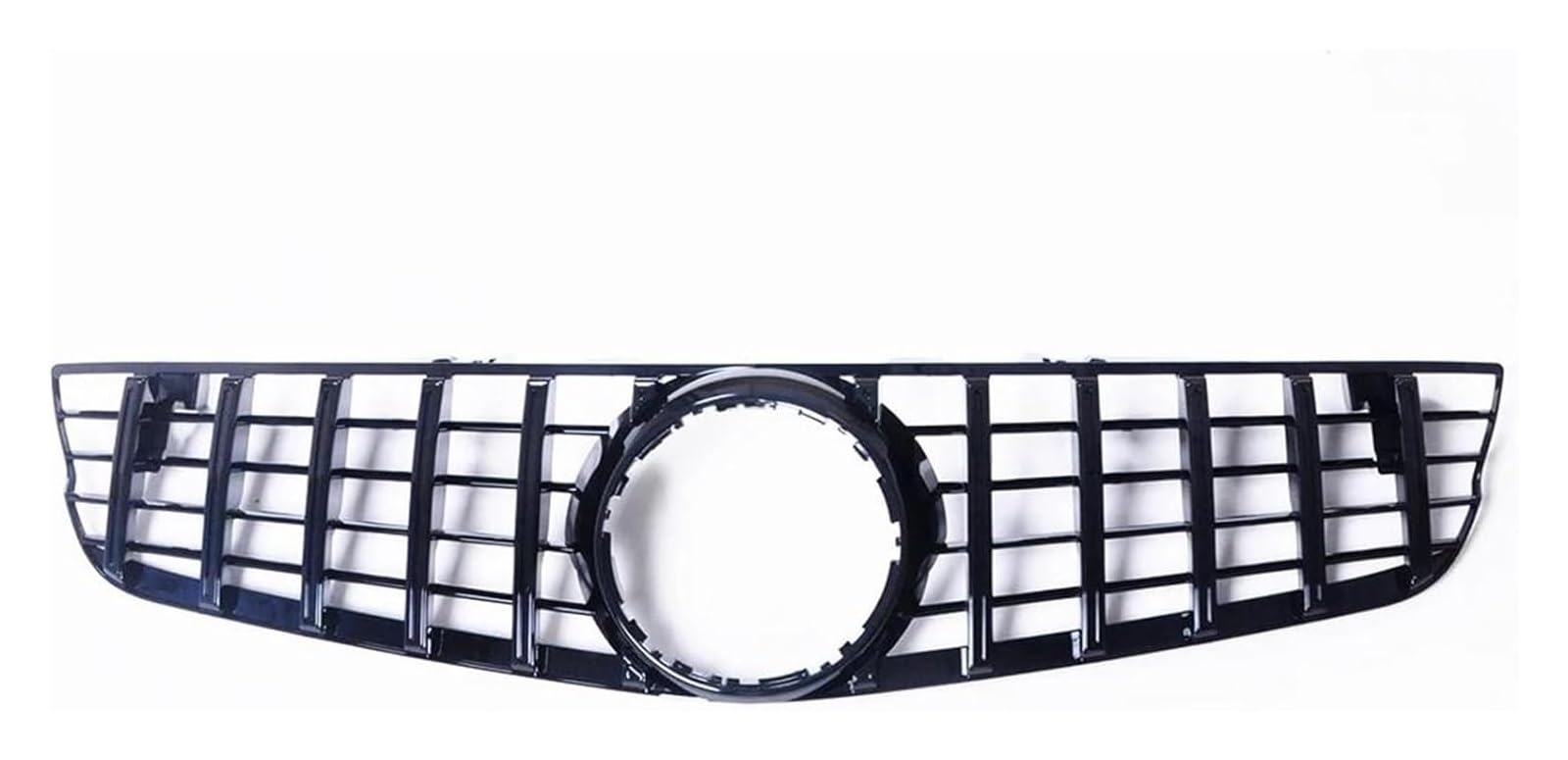 Front Nieren Kühlergrill Für Mercedes Für B&enz R230 SL Klasse SL500 SL550 SL63 2009-2012 Auto Kühlergrill Oberen Stoßstange Grille Front Niere Kühlergrill(Schwarz) von WEINUANXIN