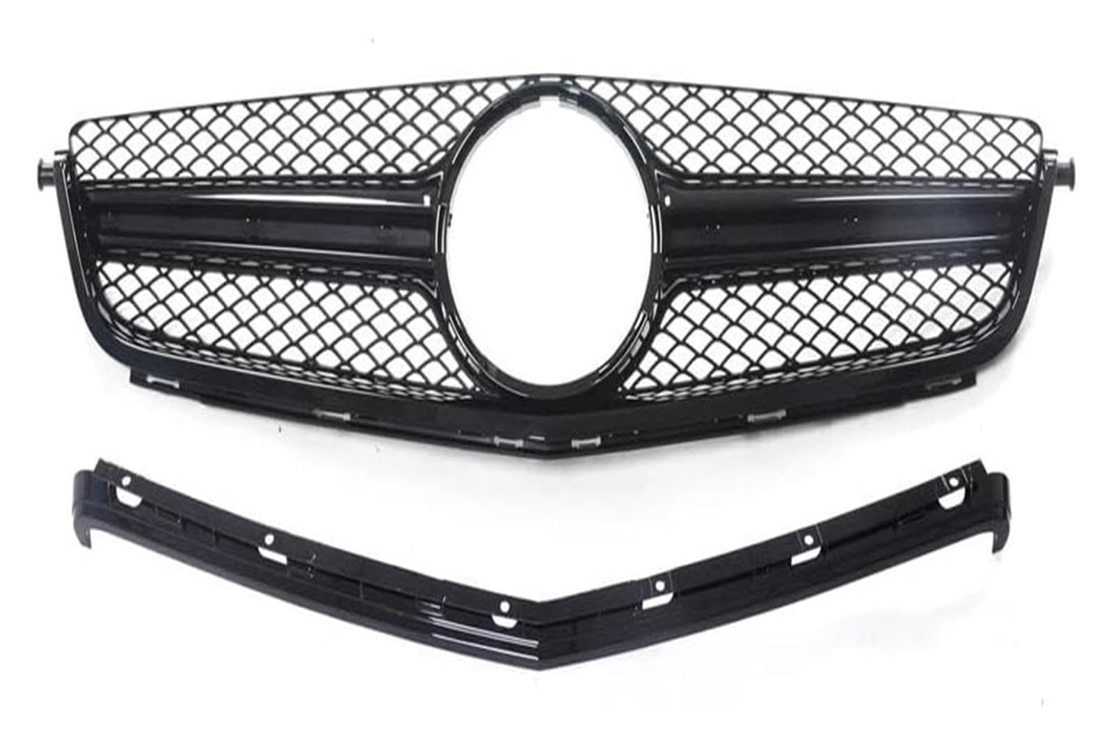 Front Nieren Kühlergrill Für Mercedes Für B&enz W204 C63 Für AMG 2012-2014 Front Niere Grille Auto Vorderen Stoßfänger Grille Mit Rahmen Abdeckung Trim Mesh von WEINUANXIN