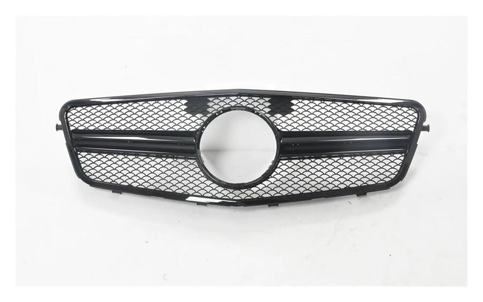 Front Nieren Kühlergrill Für Mercedes Für B&enz W212 E Klasse 2009-2013 Auto Front Upper Stoßstange Haube Mesh Racing Grill Zubehör Nieren Grille(Schwarz) von WEINUANXIN