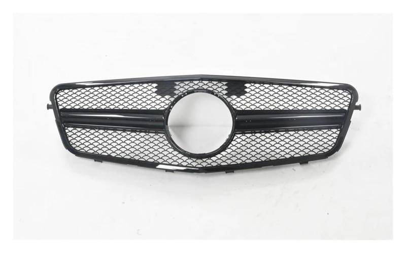 Front Nieren Kühlergrill Für Mercedes Für B&enz W212 E Klasse 2009-2013 Auto Front Upper Stoßstange Haube Mesh Racing Grill Zubehör Nieren Grille(Schwarz) von WEINUANXIN