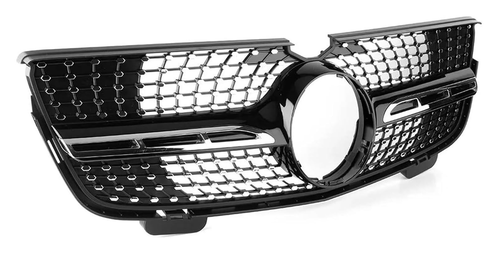 Front Nieren Kühlergrill Für Mercedes Für B&enz X164 GL-Klasse GL450 2007-2012 Für GL350 2010-2012 Für GL320 2007-2009 ​Auto-Auto-Frontgrill Oberer Grill Vorderer Nierengrill von WEINUANXIN