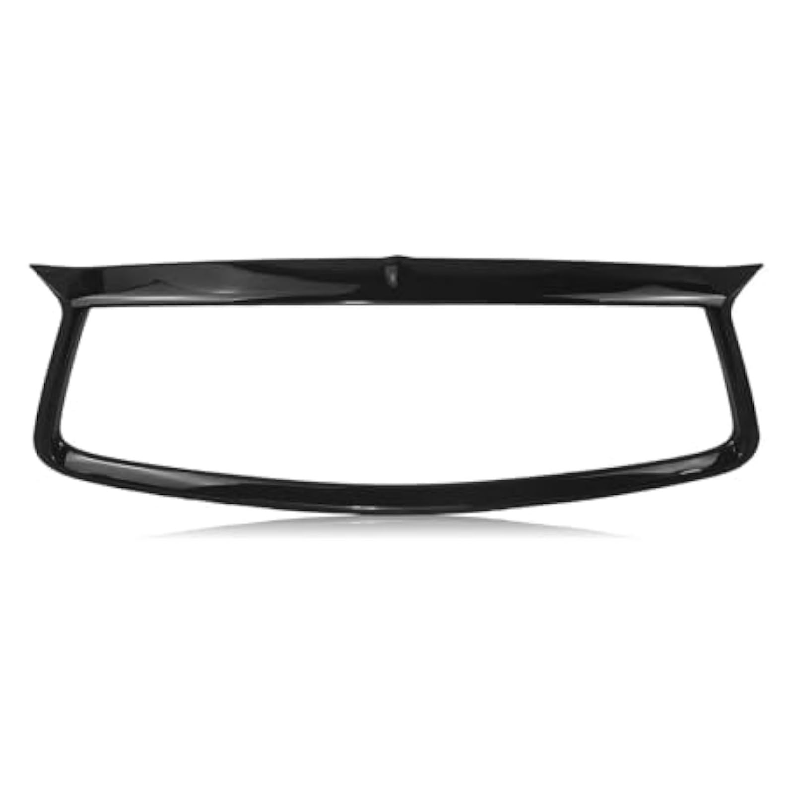 Front Nieren Kühlergrill Für Q60 Coupe 2017-2021 Kühlergrill Trim Auto Auto Hood Mesh Abdeckung Rahmen Streifen Felge Vorne Niere Grille(Schwarz) von WEINUANXIN