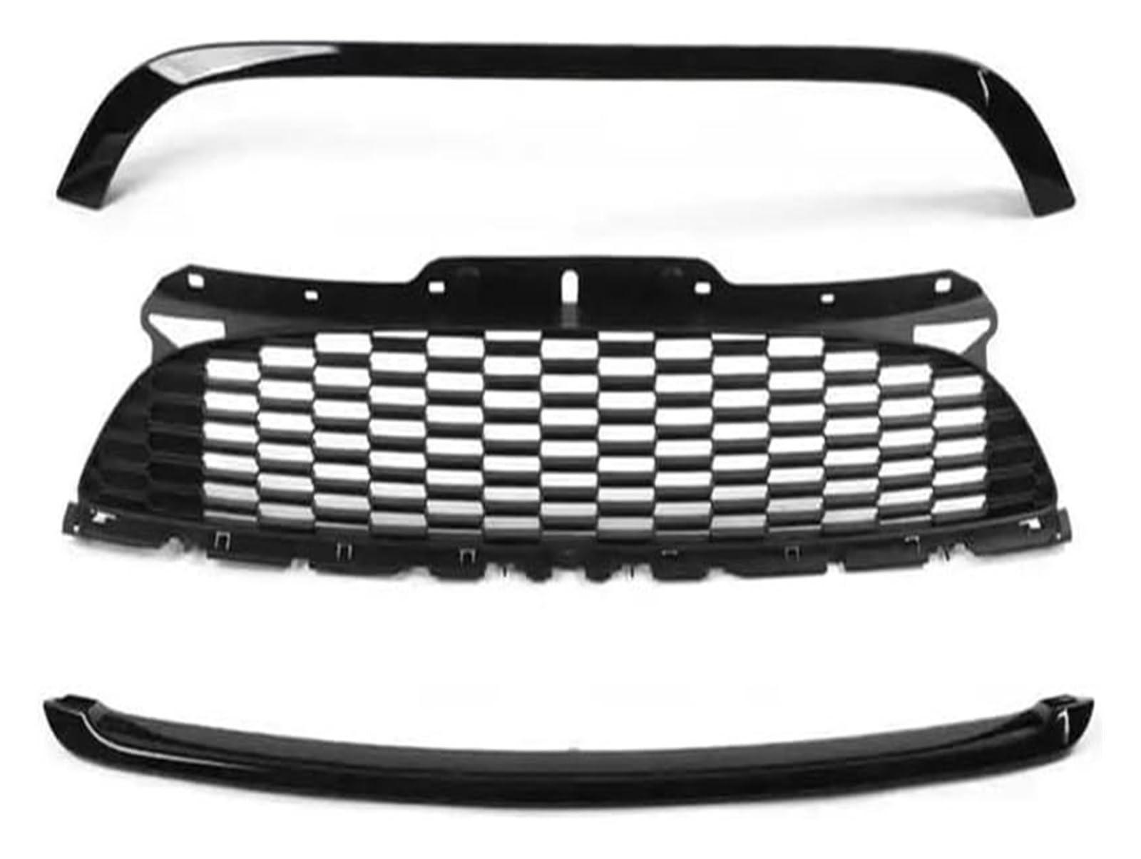 Front Nieren Kühlergrill Für R55 Für R56 Für R57 Für R58 Für R59 Für Cooper Für S Für JCW Frontstoßstangengrill Frontkühlergrills Abdeckungsverkleidung von WEINUANXIN