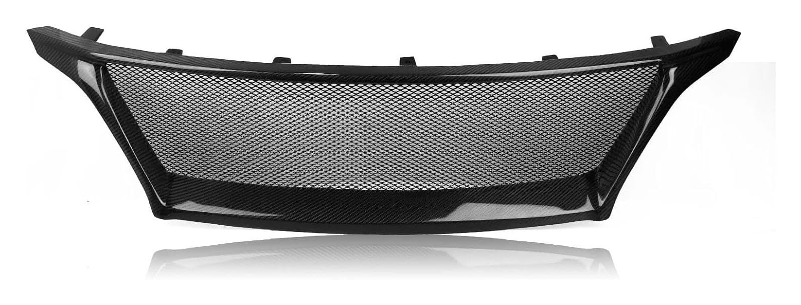 Front Nieren Kühlergrill Für RX270 RX350 2009-2012 Auto Kühlergrill Oberen Stoßstange Grille Haube Mesh Grid Auto Zubehör Front Niere Grille(Rhd Gray) von WEINUANXIN