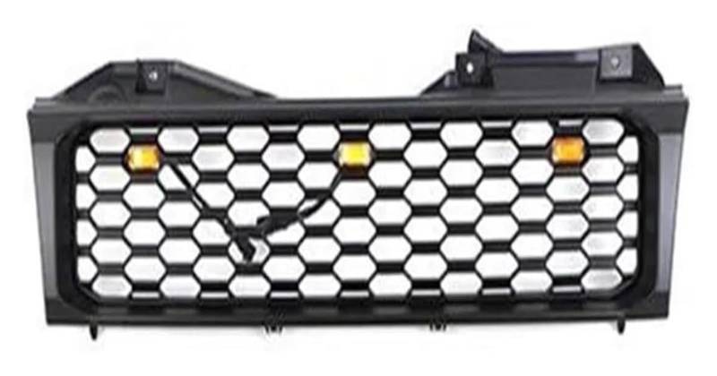 Front Nieren Kühlergrill Für Suz&uki Für Jimny 2012-2018 Front Nieren Stoßstange Grill Set Scheinwerfer Licht Halterung Körper Kit Mesh Grill Außen Trim(Grille) von WEINUANXIN