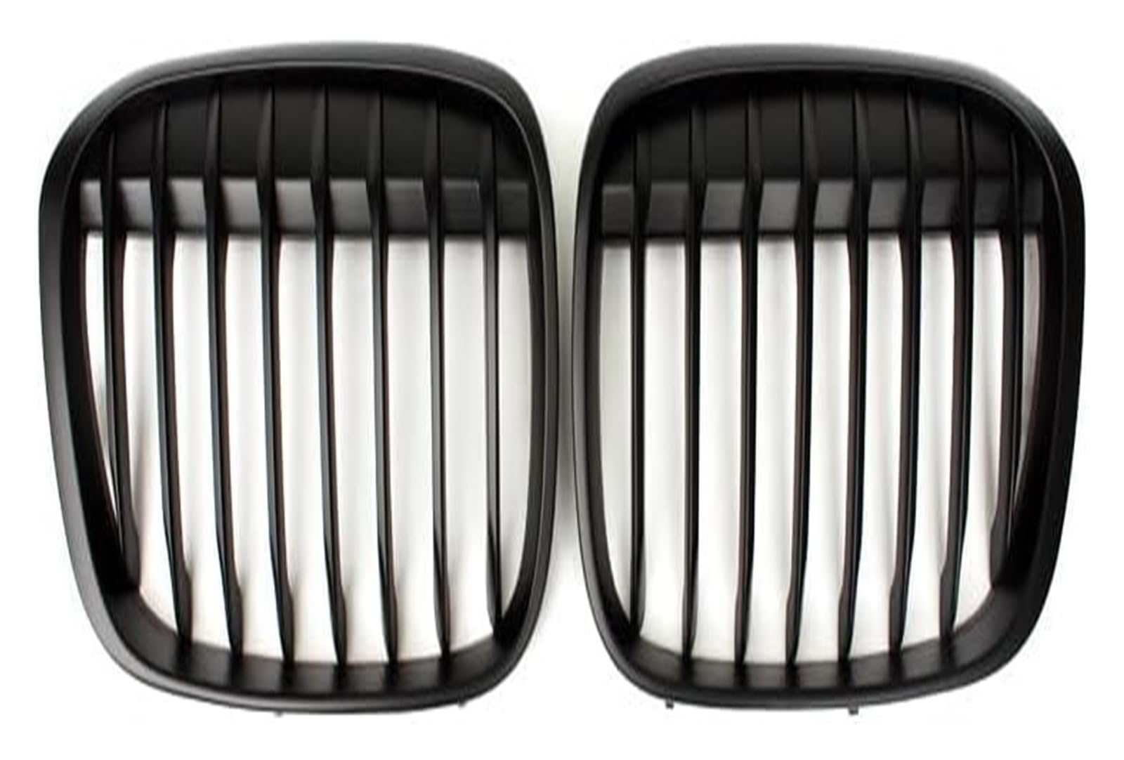 Front Nieren Kühlergrill Für X1 Für F48 Für F49 2016-2019 Frontstoßstangengrill Frontkühlergrills Auto Frontgrillhaube Einzel-Doppellamellen(1-Slat Matte black) von WEINUANXIN