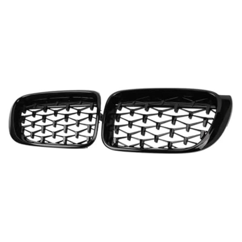 Front Nieren Kühlergrill Für X3 X4 F25 F26 2014 2015 2016 2017 Frontnierengrill Diamond Car Front Bumper Grille Racing Grills Nierengitter(Schwarz) von WEINUANXIN