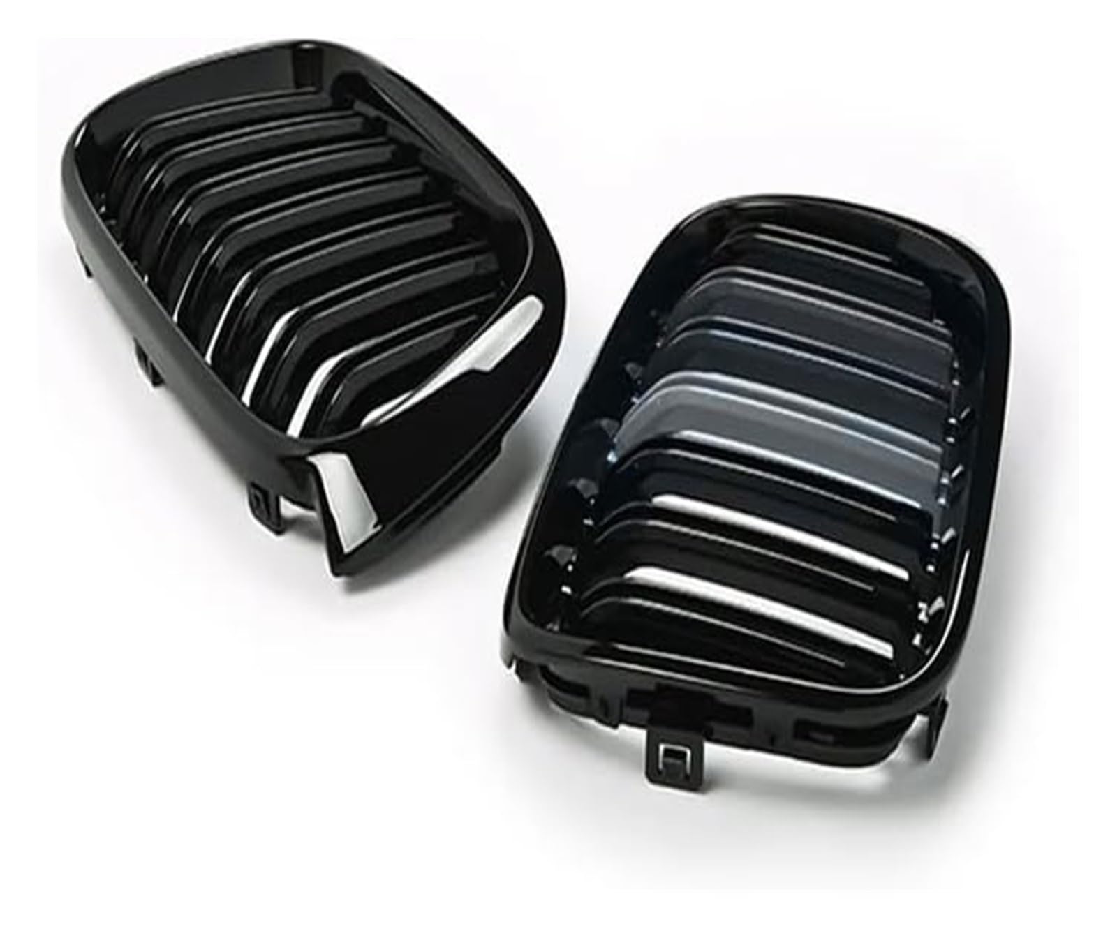 Front Nieren Kühlergrill Für X5 Für G05 2019-2022 Frontkühlergrills Auto Frontstoßstangengrill DUAL-Lamellen-Kühlergrillhaube(Gloss Black) von WEINUANXIN