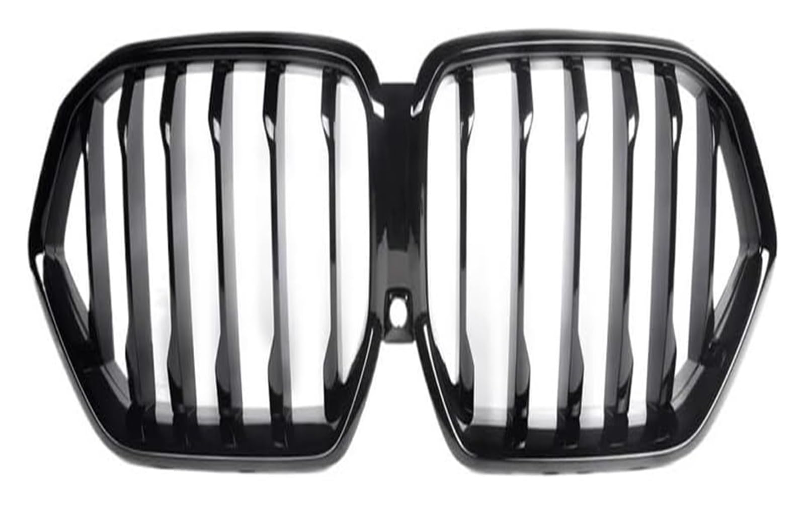 Front Nieren Kühlergrill Für X6 Für G06 Für X6M Für F96 2020 2021 2022 Auto Frontstoßstange Haubengrill Frontstoßstangengrill Frontkühlergrills(1-Slat Line G-Black) von WEINUANXIN