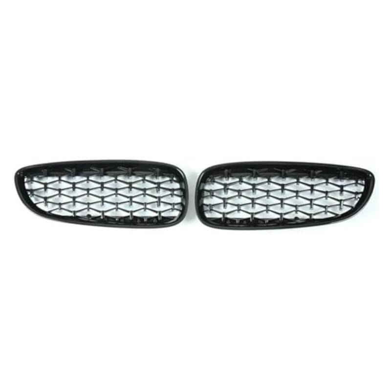 Front Nieren Kühlergrill Für Z4 E89 2009-2014 2015 2016 Diamant Grill Auto Vorderen Stoßfänger Niere Grille Racing Grills ABS Auto Zubehör(Gloss black) von WEINUANXIN