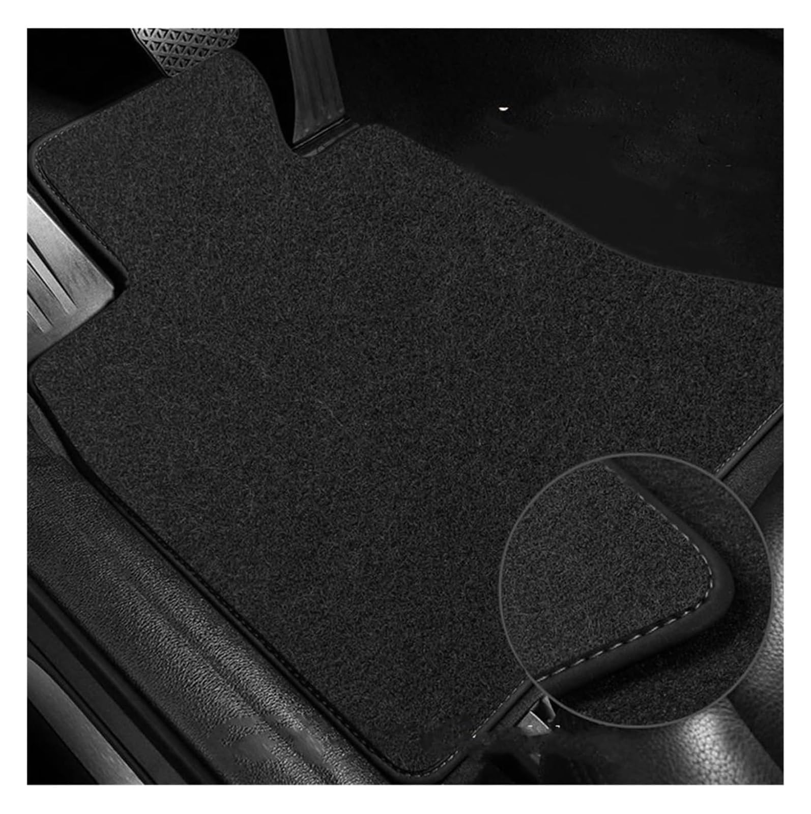 Fußmatten Auto Für Civic 8. Generation FA FD 2006-2011 Teppiche Panel Fußpolster Teppichabdeckung Pad Fußpolster Zubehör Automatte Auto Fußmatten(LHD Polyester 3pcs 2) von WEINUANXIN