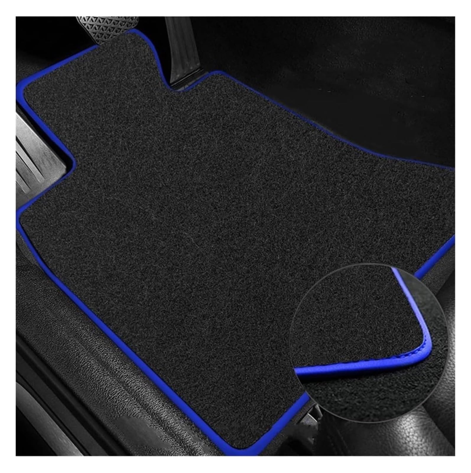 Fußmatten Auto Für Civic 8. Generation FA FD 2006-2011 Teppiche Panel Fußpolster Teppichabdeckung Pad Fußpolster Zubehör Automatte Auto Fußmatten(Lhd Polyester 3pcs 1) von WEINUANXIN