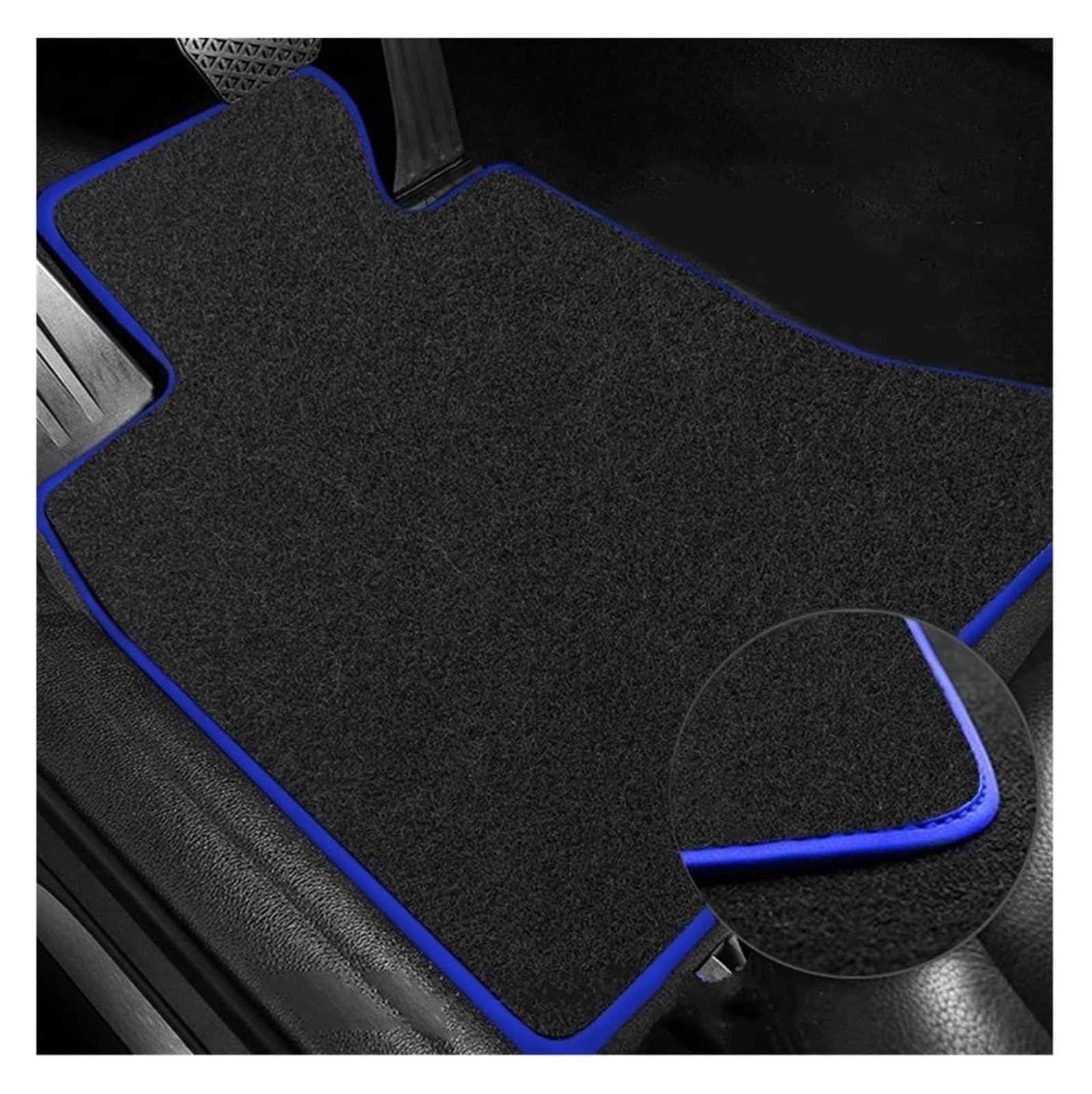 Fußmatten Auto Für Civic 8. Generation FA FD 2006-2011 Teppiche Panel Fußpolster Teppichabdeckung Pad Fußpolster Zubehör Automatte Auto Fußmatten(RHD Polyester 3pcs 1) von WEINUANXIN