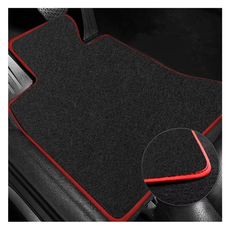 Fußmatten Auto Für Civic 8. Generation FA FD 2006-2011 Teppiche Panel Fußpolster Teppichabdeckung Pad Fußpolster Zubehör Automatte Auto Fußmatten(RHD Polyester 3pcs 3) von WEINUANXIN