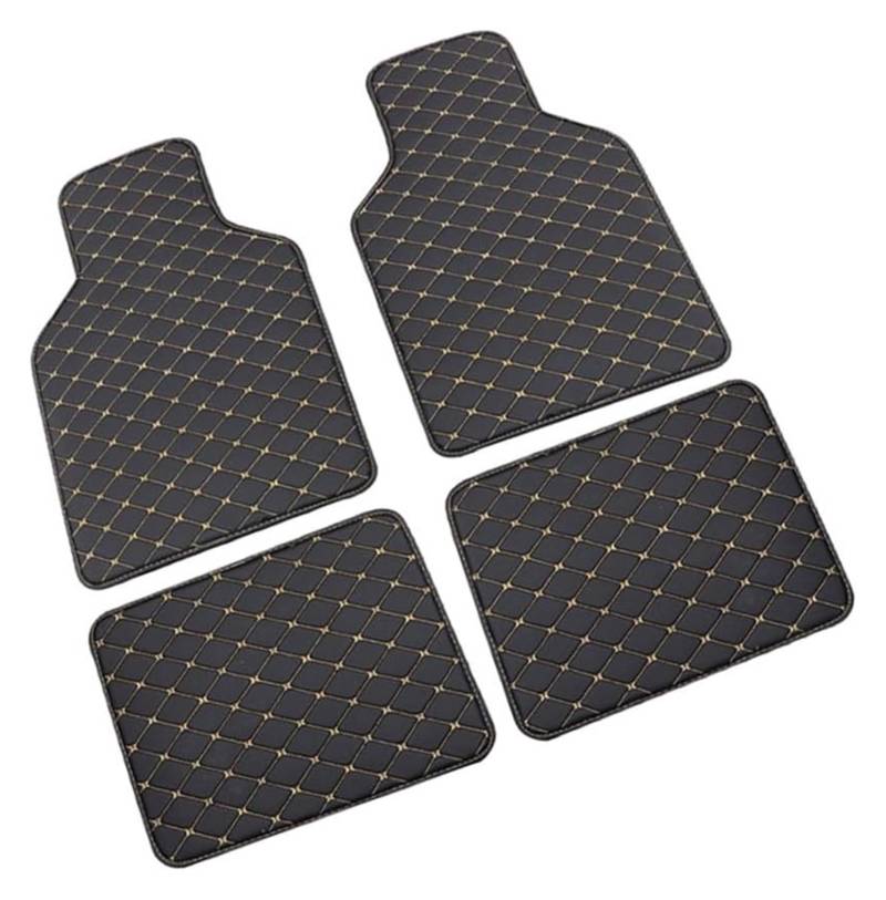 Fußmatten Auto Für M&ITSUBISHI Für Pajero V73 (V77) 2008–2011. Liner Komplettes Set rutschfeste Staubdichte Schutzteppichmatte Auto-Fußmatten(D) von WEINUANXIN