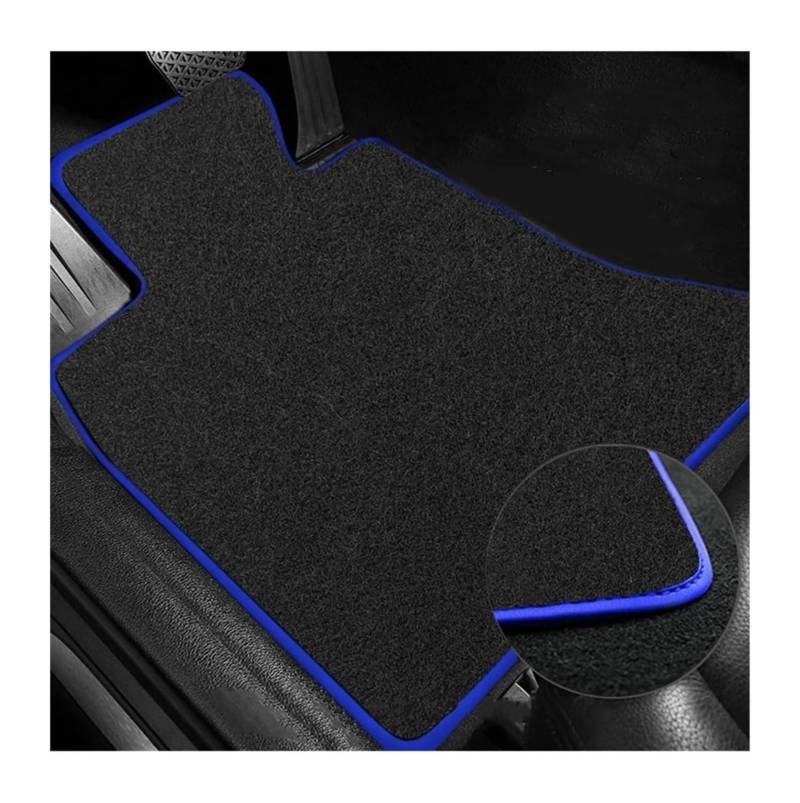 Fußmatten Auto Für R&enault Für M&EGANE 4 IV MK4 2017 2018-2023 Fußpolster Teppiche Panel Teppiche Pad Automatte Auto Fußmatten Fußpolster(LHD Polyester 3pcs 1) von WEINUANXIN