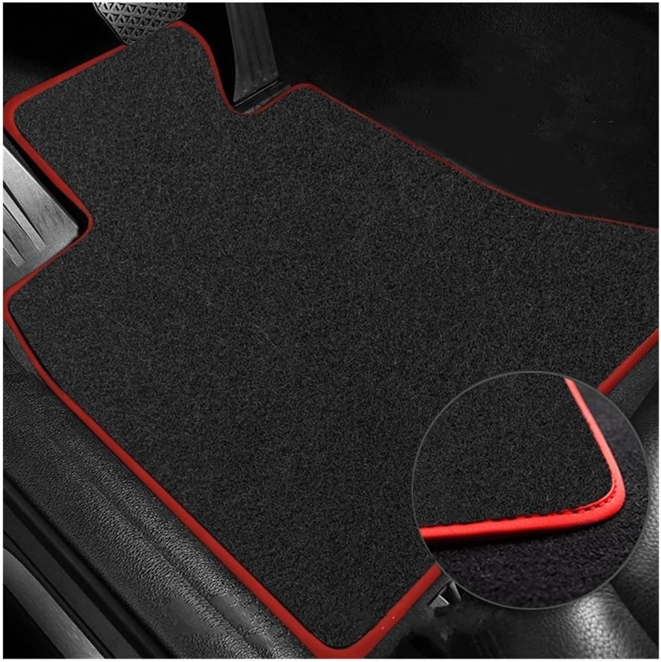 Fußmatten Auto Für R&enault Für M&EGANE 4 IV MK4 2017 2018-2023 Fußpolster Teppiche Panel Teppiche Pad Automatte Auto Fußmatten Fußpolster(LHD Polyester 3pcs 3) von WEINUANXIN