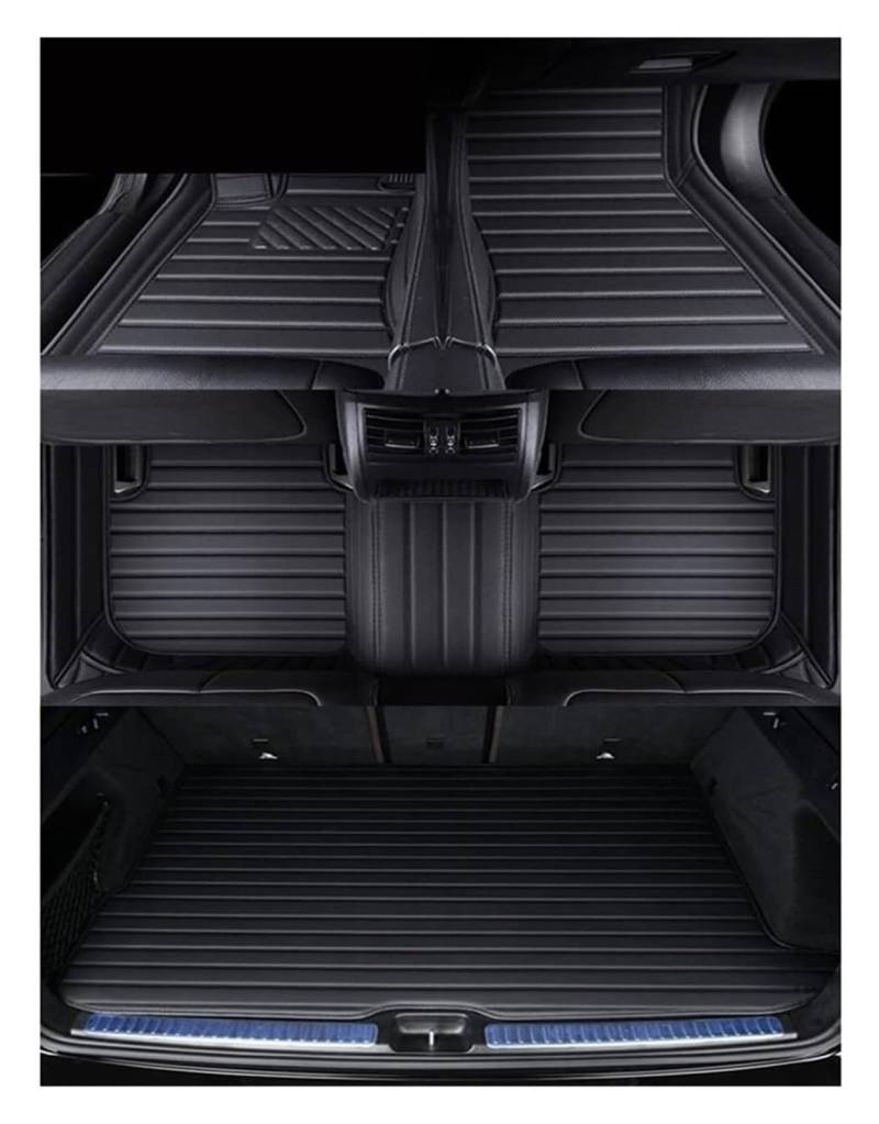 Fußmatten Auto Für VW Für EOS 2005-2016 Zubehör Teppich Auto Matte Custom Streifen Auto Fußmatten(9) von WEINUANXIN