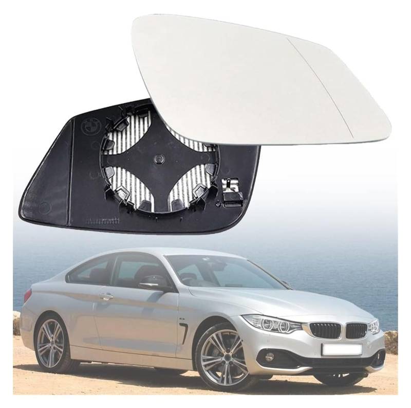 Spiegelglas Ersatz Für 4 Serie Für M4 F82 Coupe 2014-2020 Links Rechts Rückspiegel Beheizte Auto Seite Flügel Spiegel Ersatz Glas Spiegel(Right) von WEINUANXIN