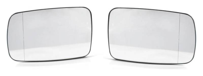 Spiegelglas Ersatz Für 5 Series E39 Limousine Kombi 2000-2003 Autospiegelglas Auto-Außenspiegelglas Beheiztes Blaues Rückspiegel-Rückansicht-Objektiv(A pair White) von WEINUANXIN