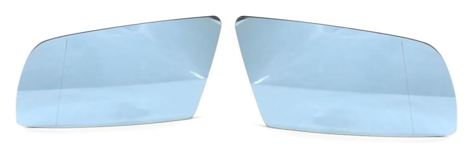 Spiegelglas Ersatz Für 5 Series E60 E61 E63 E64 2003-2008 Links Und Rechts Blau Beheizt S Weitwinkel Rückspiegel Auto Außenspiegel Glas(A pair blue) von WEINUANXIN