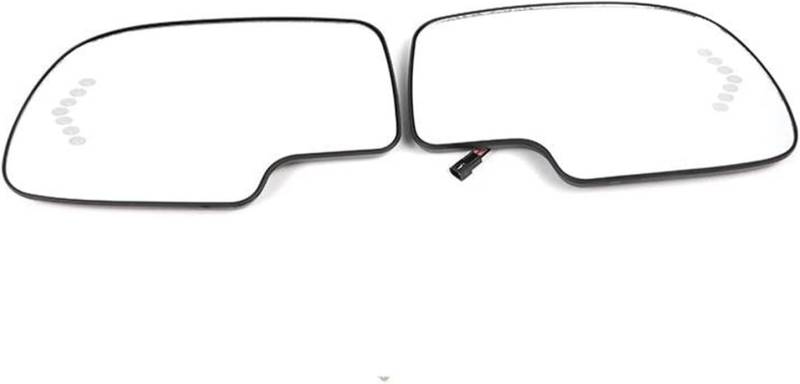 Spiegelglas Ersatz Für Cadillac Für Escalade Für EXT Für ESV 2002-2006 Zubehör Auto Außenspiegelglas Seitenaußenspiegelglas Heizung(Right+Left) von WEINUANXIN