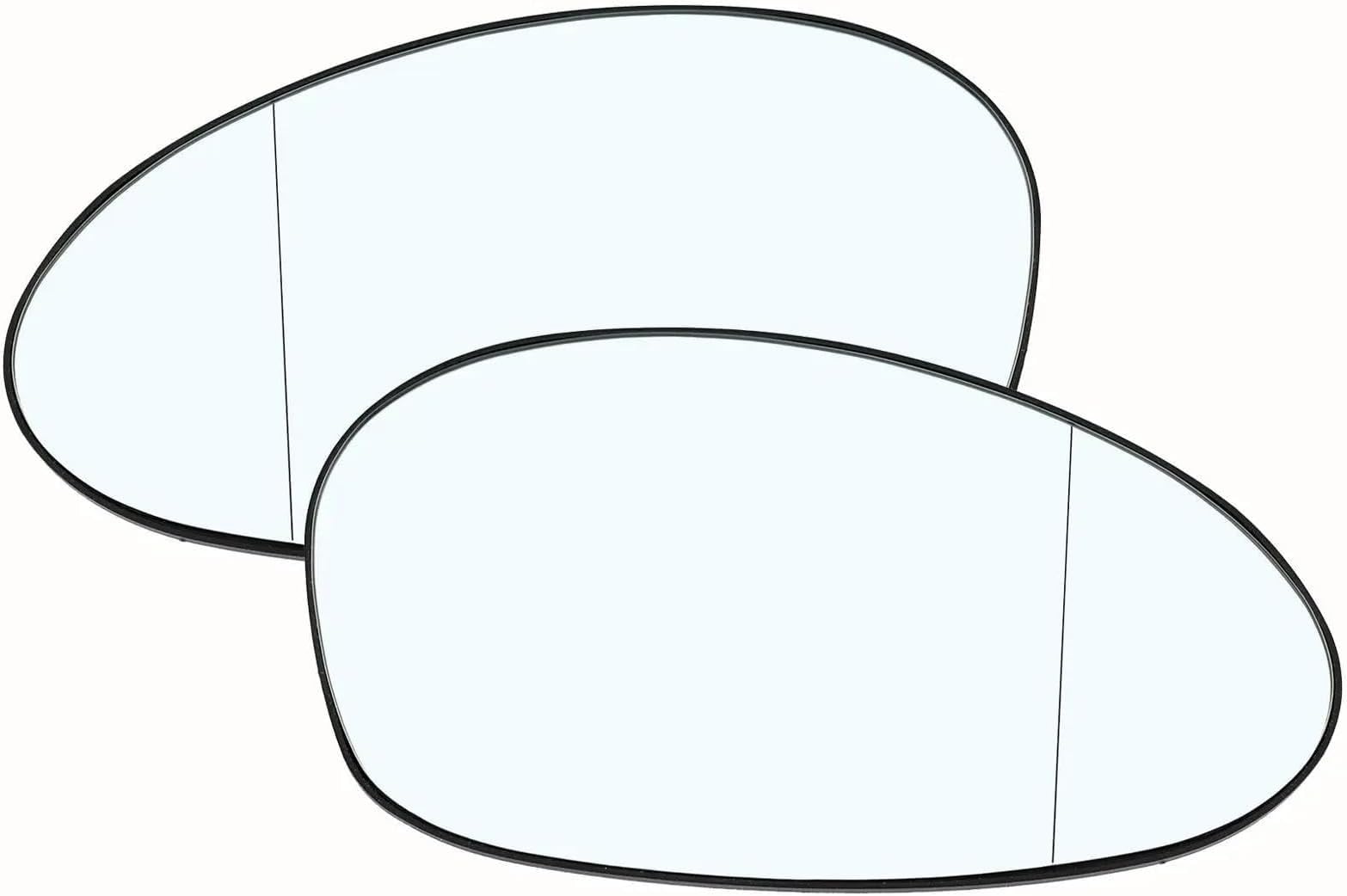 Spiegelglas Ersatz Für E81 E87 E82 E88 2004-13 E46 E90 E93 05-10 Hinten Spiegel Glas Vorne Links Rechts Flügel Spiegel Glas Beheizte Tür Seite(A pair) von WEINUANXIN