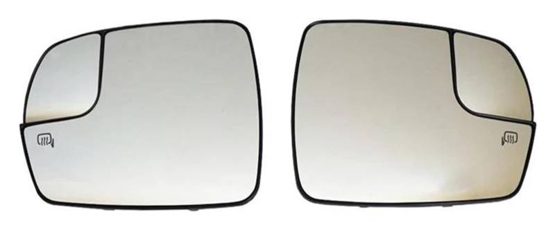 Spiegelglas Ersatz Für Edge 2015-2018 FT4Z17K707H FT4Z17K707A Außenspiegelglas Rückspiegelglas Autoersatz Links Rechts Beheizt(Left) von WEINUANXIN