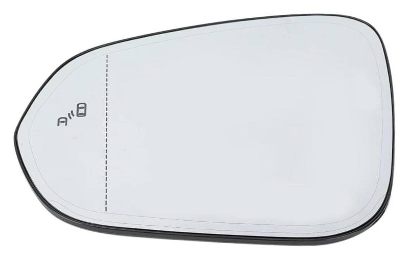 Spiegelglas Ersatz Für RX NX RX350 2016-2022 Mit Toter Winkel Heizung Spiegel Glas Auto Außenspiegel Glas Rückansicht Außenspiegel Objektiv(Left) von WEINUANXIN