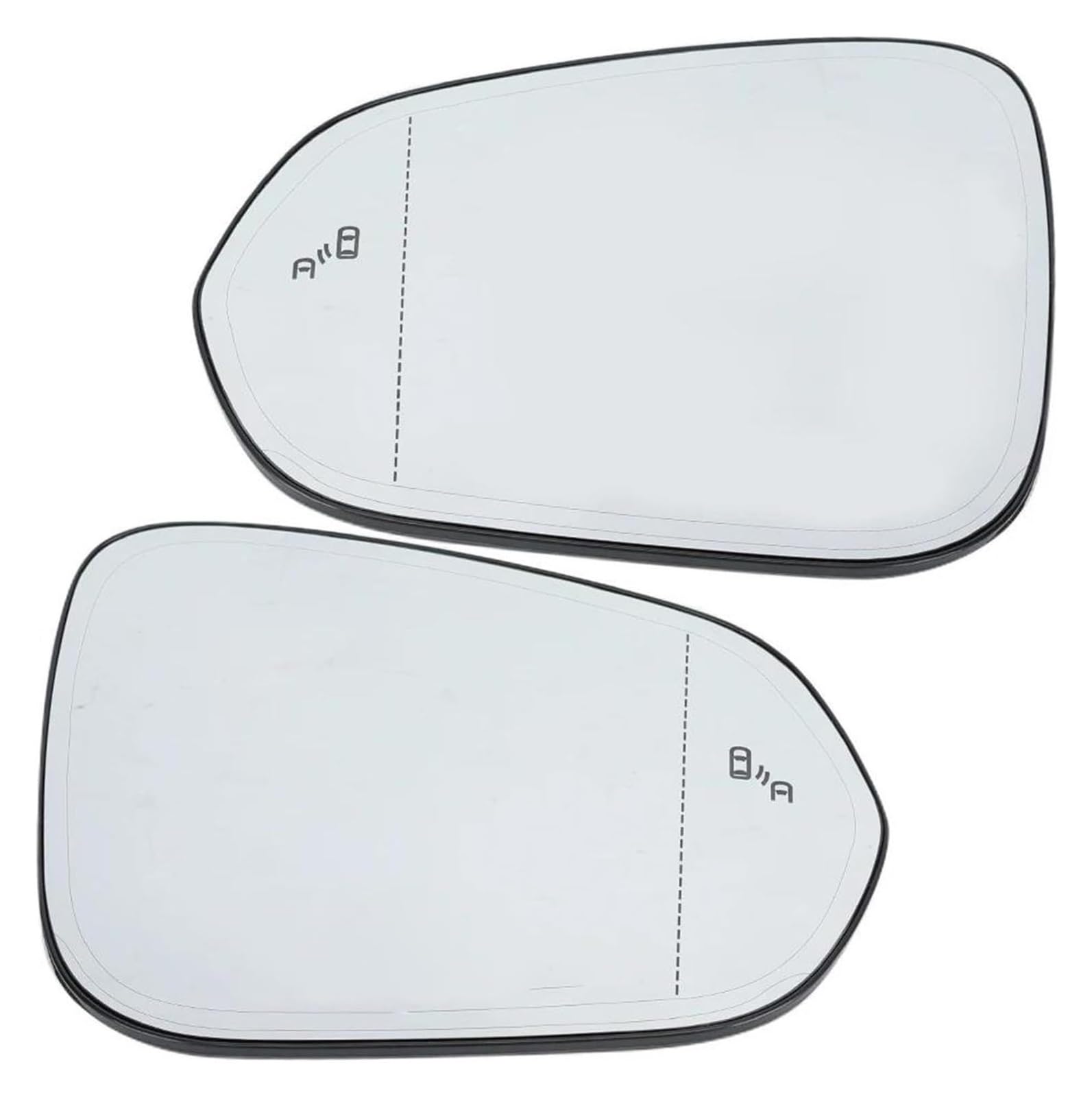 Spiegelglas Ersatz Für RX NX RX350 2016-2022 Mit Toter Winkel Heizung Spiegel Glas Auto Außenspiegel Glas Rückansicht Außenspiegel Objektiv(PAIR) von WEINUANXIN