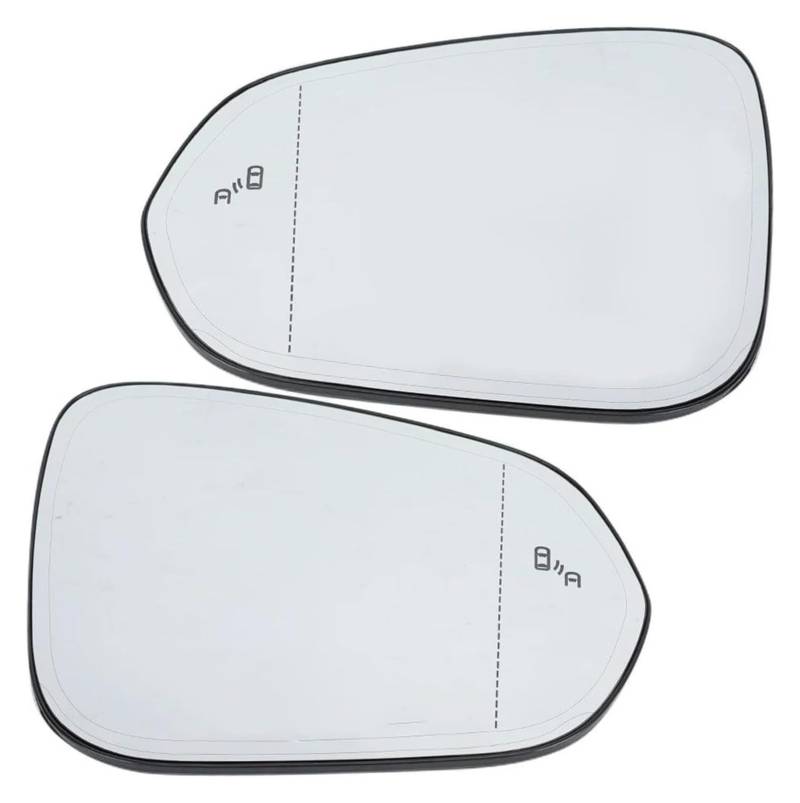 Spiegelglas Ersatz Für RX NX RX350 2016-2022 Mit Toter Winkel Heizung Spiegel Glas Auto Spiegel Glas Auto Flügel Spiegel Glas Rückansicht(PAIR) von WEINUANXIN