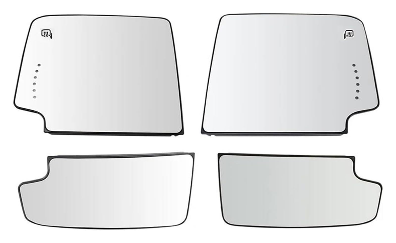 Spiegelglas Ersatz Für Silverado 1500 2500 HD 3500 HD 2014-2017 Auto Außenspiegel Glas Auto Beheizte Hinten Spiegel Glas Licht(Big Small a set) von WEINUANXIN