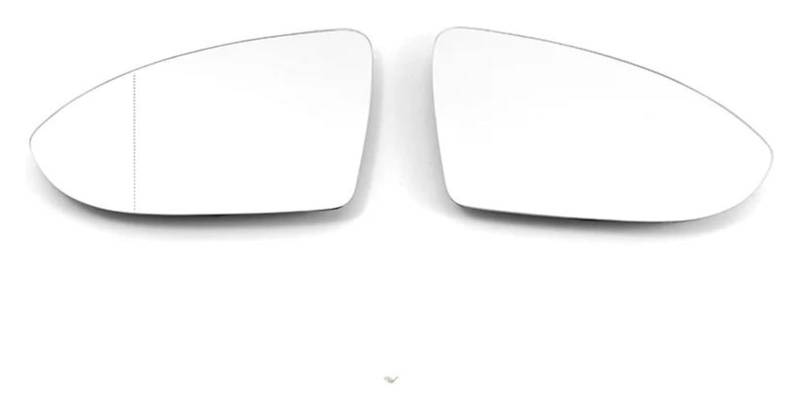 Spiegelglas Ersatz Für VW Für G&olf 7 MK7 / MK7.5 Für GTI Für GTD 2012-2021 Für T&OURAN 5T Ersatz-Außenspiegelglas Rückseite Beheizt(1 right and 1 Left) von WEINUANXIN