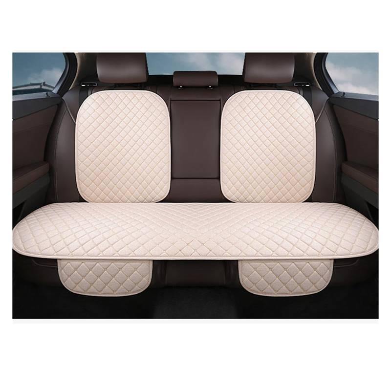 WEINUANXIN Auto Schonbezüge Autositzbezüge, Sitzbezüge, wasserdichtes Leder, Autozubehör.(Beige) von WEINUANXIN