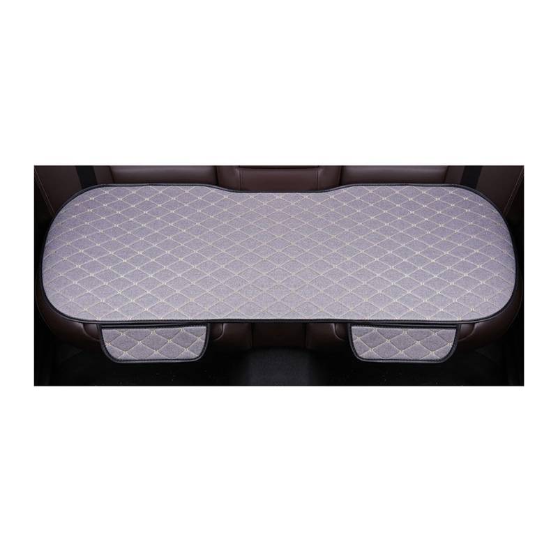 WEINUANXIN Auto Schonbezüge Autositzbezüge vorne und hinten, Flachskissen, rutschfest, Autozubehör, Universal-Sitzschutz, Mattenpolster.(Grey,1xRear Seat Covers) von WEINUANXIN