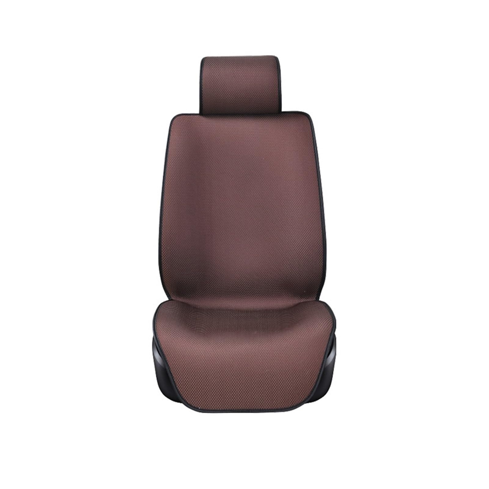 WEINUANXIN Auto Schonbezüge Autositzbezug, Autositzkissen mit Rückenlehne, 3D-Mesh-Autositzschutz.(Coffee,1xHigh Back Seat Covers) von WEINUANXIN