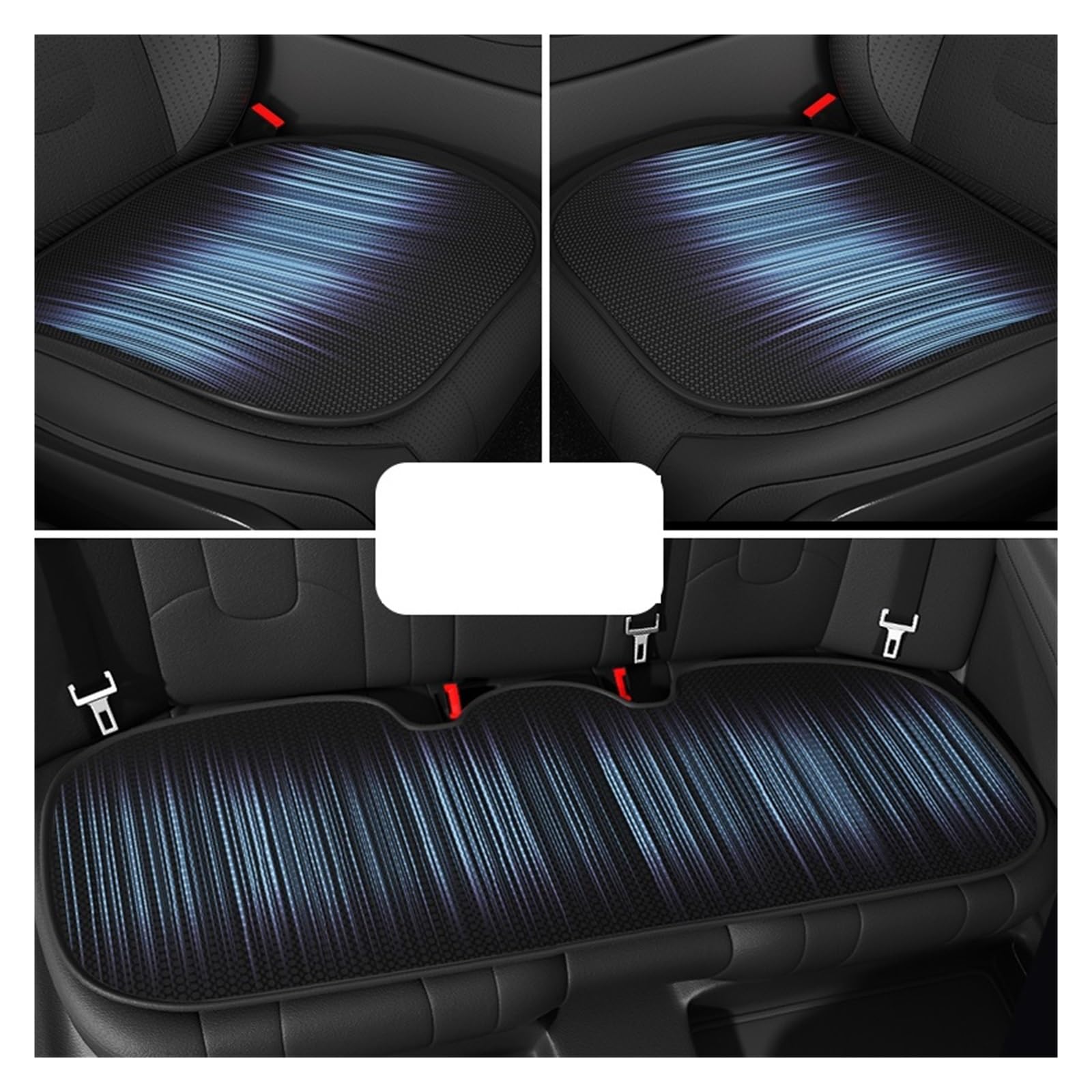 WEINUANXIN Auto Schonbezüge Autositzbezug, Farbverlauf, vorne und hinten, atmungsaktiv, Autositzschutzkissen, hochwertiger Sitzbezug.(Blau,Set of seat Covers) von WEINUANXIN