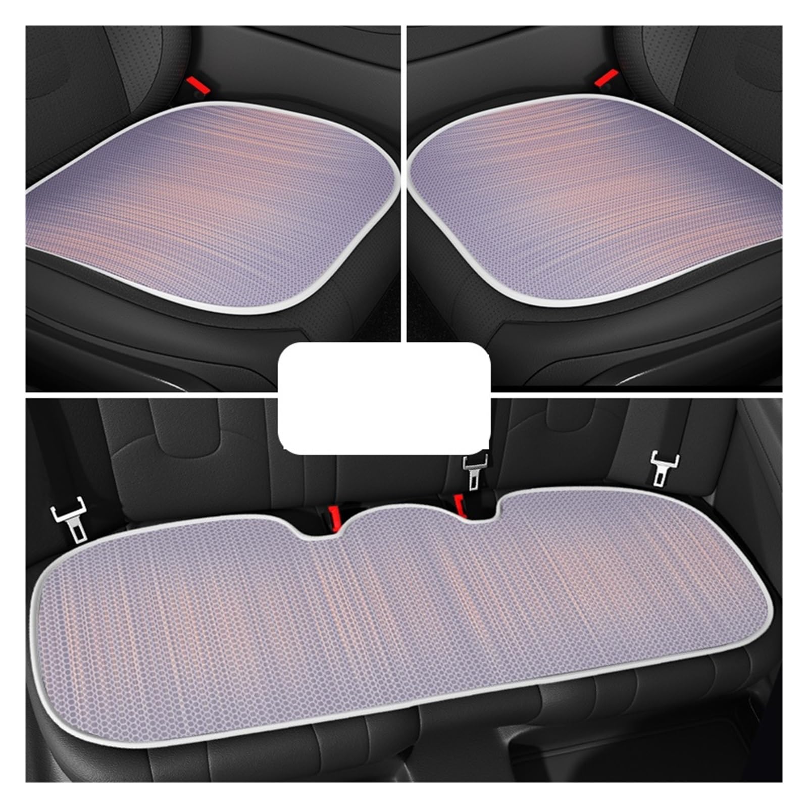 WEINUANXIN Auto Schonbezüge Autositzbezug, Farbverlauf, vorne und hinten, atmungsaktiv, Autositzschutzkissen, hochwertiger Sitzbezug.(Rosa,Set of seat Covers) von WEINUANXIN