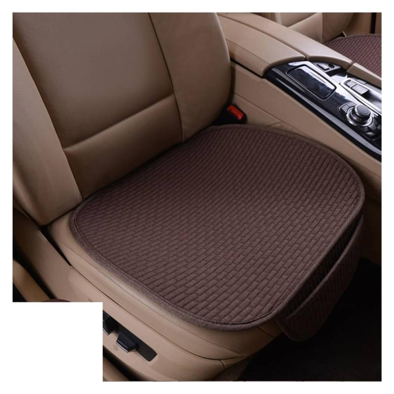 WEINUANXIN Auto Schonbezüge Autositzbezug Winter und Sommer Dual-Use-Autos Leinen Sitzkissen Universal Auto Stuhl Schutz Pad Matte.(Coffee) von WEINUANXIN