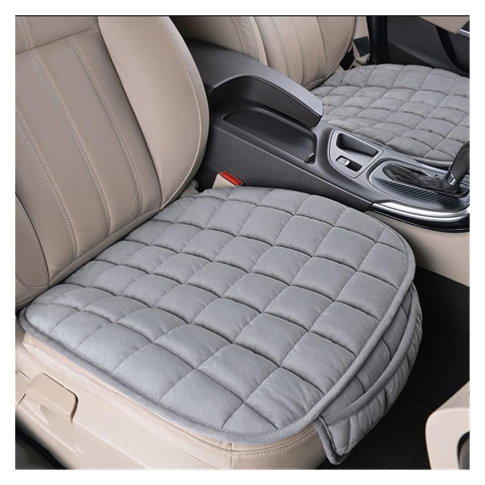 WEINUANXIN Auto Schonbezüge Autositzkissen, bequem, rutschfest, Gummi, Fahrzeuge, Auto-Pad, Sitzbezug.(Grey) von WEINUANXIN