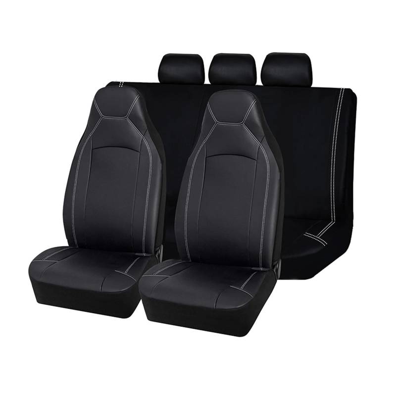 WEINUANXIN Auto Schonbezüge Autozubehör Innenraum schützt Sitze, universelle Passform, kompatibel mit den meisten Fahrzeugen, Kunstleder-Autositzbezüge.(Set of seat Covers) von WEINUANXIN